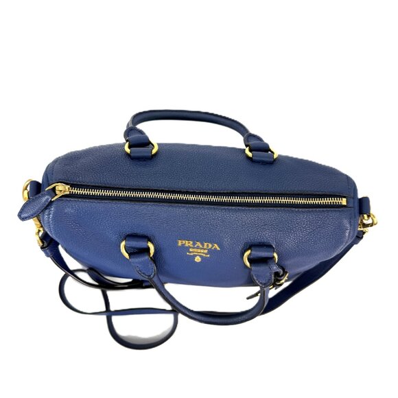 Prada Vitello Phenix Bluette 1BB023 - Picture 8 of 12